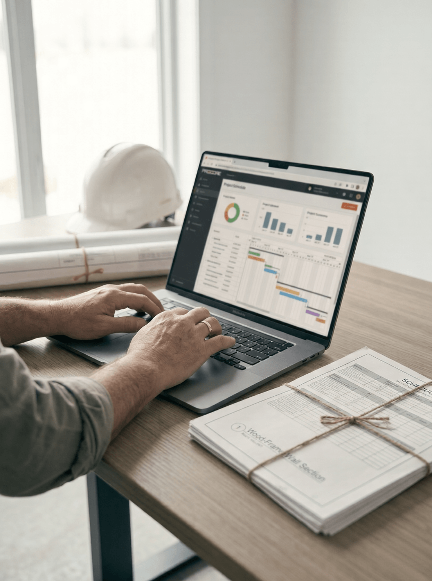 Project management support for residential construction