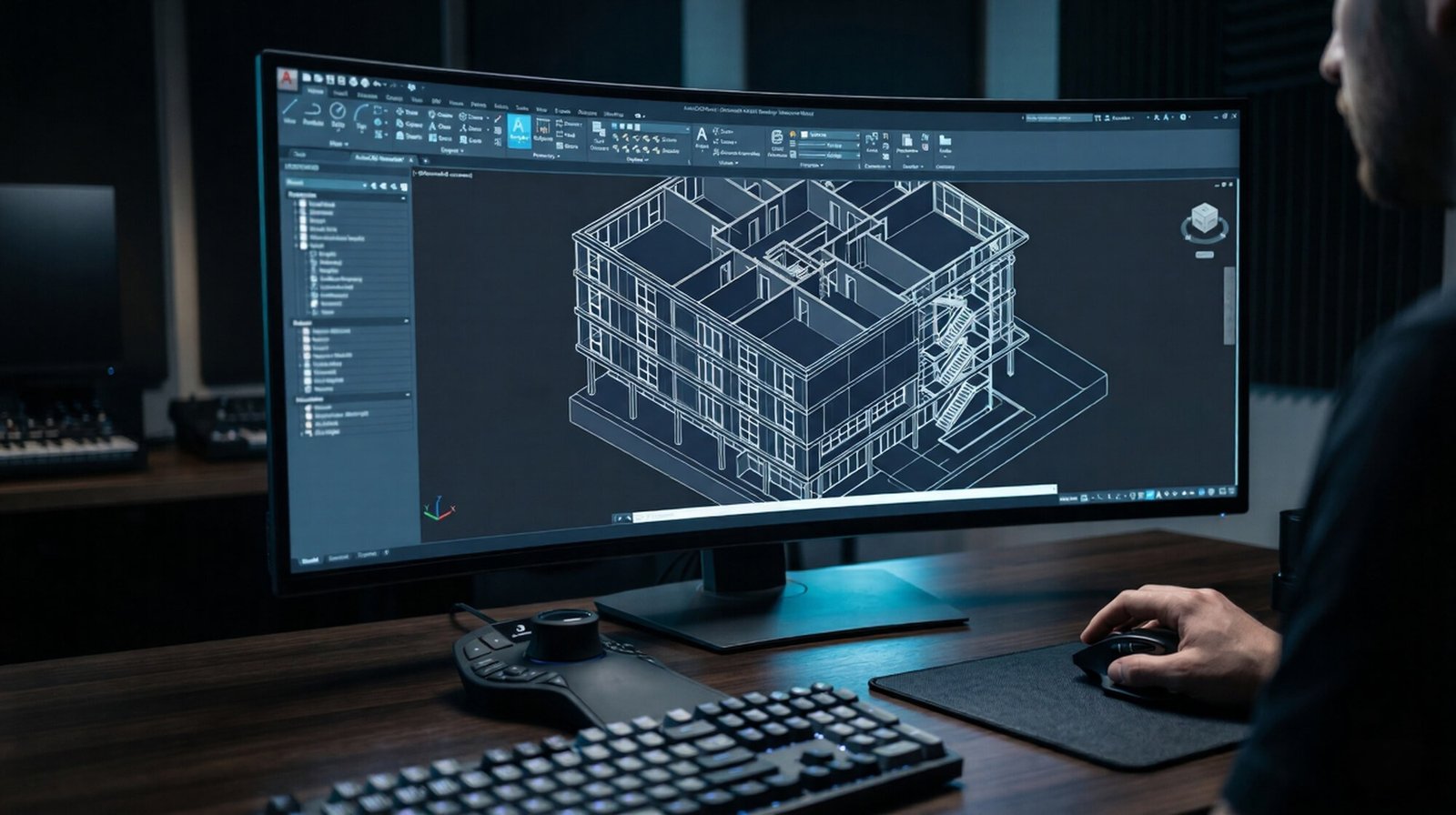 Digital 3D CAD model rendering
